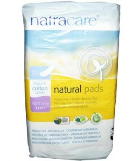 Natracare Night Time Overnight Pads (1×10 CT)