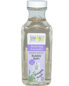 Aura Cacia Relaxing Lavender Bubble Bath (1×13 Oz)