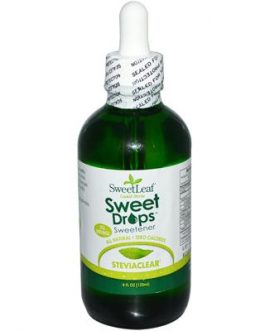 Sweetleaf Stevia Extract Clear Liquid 120ml ( 1×4 Oz)