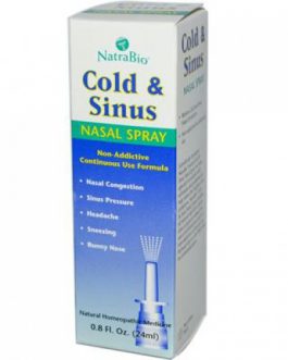 Natra-Bio Cold & Sinus Nasal Spray (1x.8 Oz)