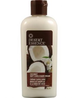 Desert Essence Coconut Soft Curls Hair Cream (1×6.4 Oz)