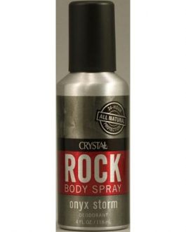 Crystal Rock Deodorant Spray Onyx (1×4 Oz)