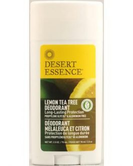 Desert Essence Lemon Tea Tree Deodorant (1×2.5 Oz)