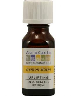 Aura Cacia Essential Lemon Balm In Jojoba Oil (1x.5 Oz)