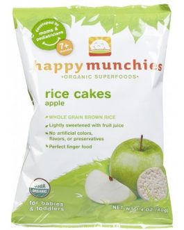 Happy Munchies Apple Rice Cakes (10×1.4 Oz)