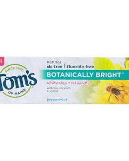 Tom’s Of Maine Botanically Bright Peppermint Toothpaste (6×4.7 Oz)