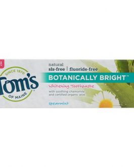 Tom’s Of Maine Botanically Bright Spearmint Toothpaste (6×4.7 Oz)