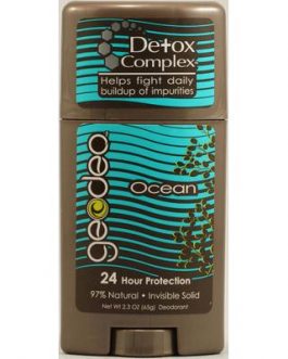 Geo-Deo Natural Deodorant Stick with Detox Complex Ocean (1×2.3 Oz)