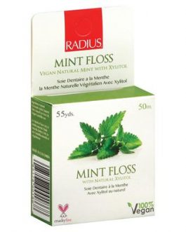 Radius Dental Floss Sachet Xylitol Mint (6×55 YD)