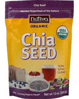 Nutiva Organic Chia Seeds (1×12 Oz)