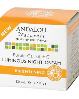 Andalou Naturals Purple Carrot +C Luminous Night Cream (1×1.7 Oz)