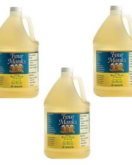 Four Monks White Wine Vinegr (4x128OZ )