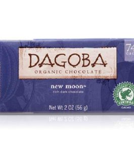 Dagga Chocolate New Moon Dark Chocolate Bar 74% (12×2 Oz)