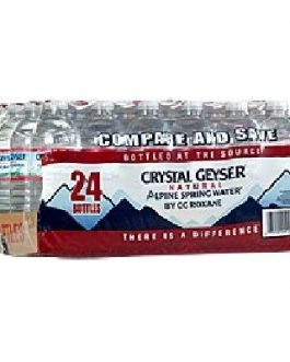 Crystal Geyser Alpine Spring Water (24x500ML )