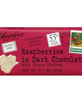 Chocolove Dark Choc/RspBerry (12×3.1OZ )