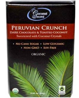 Coconut Secret Peruc Dark Chocolate Br (12×2.25OZ )