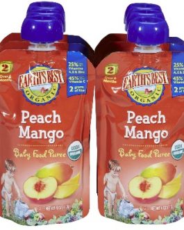 Earth’s Best Baby Foods Puree Peach Mango (12x4OZ )