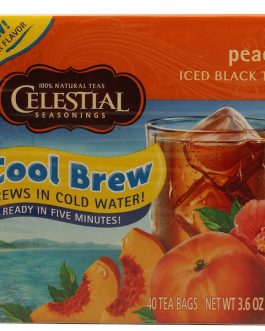 Celestial Seasonings Peach Cool Brew Ice T (6x40BAG )