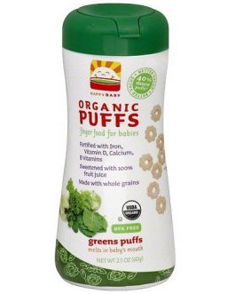 Happy Baby Greens Puffs (6×21.Oz)