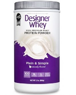 Designer Whey Plain/S Mapple Protein Powder (1x2LB )