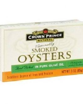 Crown Prince Smoked Oysters W/Oo (18x3OZ )