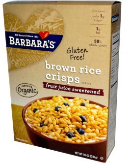 Barbara’s Bakery Brown Rice Crisp Fjs (6x10OZ )