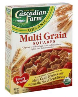 Cascadian Farm Multi Grain Sqrs (10×12.3OZ )