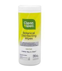 Cleanwell Dsnfctng Wipes (9×35 CT)