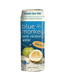 Blue Monkey Coconut Water W/Plp (6×17.6OZ )