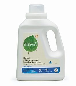 Seventh Generation Free & Clear 2x Liquid Laundry Detergent (6×50 Oz)