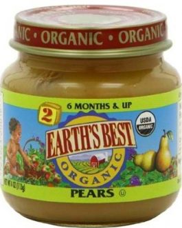 Earth’s Best Baby Foods Baby Pear Puree (12x4OZ )