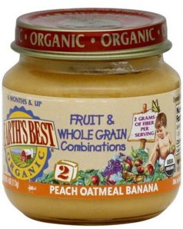 Earth’s Best Baby Foods Baby Pch/Oat/Ban (12x4OZ )