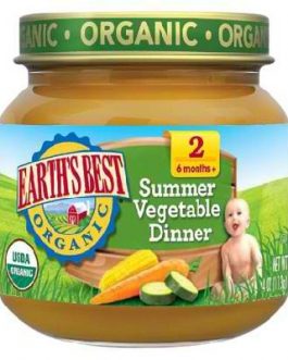 Earth’s Best Baby Foods Baby Smr Veg Dnnr (12x4OZ )