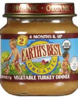 Earth’s Best Baby Foods Baby Veg/Turkey (12x4OZ )