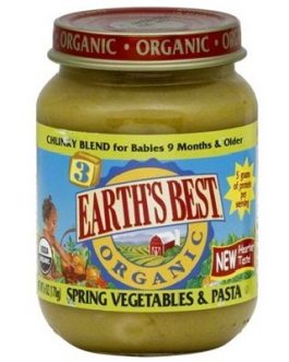 Earth’s Best Baby Foods Baby Spr Veg/Pasta (12x6OZ )