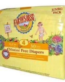 Earth’s Best Tendercare Diapers Size 4 (4×30 CT)