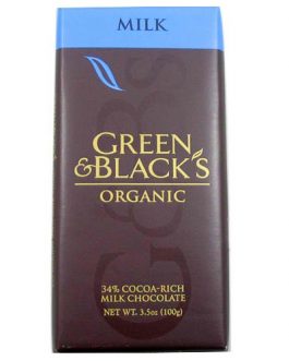 Green & Black Milk Chocolate (10×3.5 Oz)