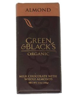 Green & Black Milk Chocolate With Almond (10×3.5 Oz)