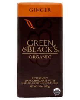 Green & Black Dark Chocolate With Ginger (10×3.5 Oz)