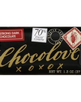 Chocolove Strong Dark Chocolate Mini Bar (12×1.3 Oz)