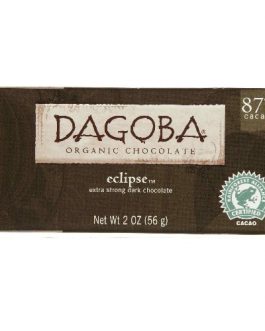 Dagoba Chocolate Eclipse Dark Chocolate Bar 87% (12×2 Oz)