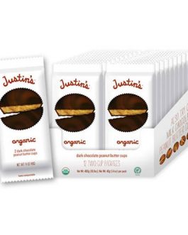 Justin’s Dark Choc P/Butter Milk Cups (12×1.4 Oz)