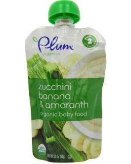 Plum Organics Zucchini Banana & Amaranth Yoghurt (6×3.5 Oz)