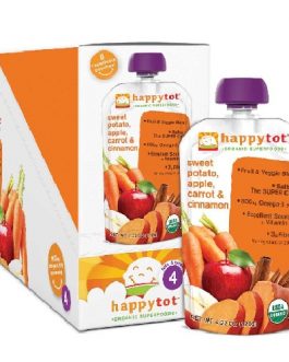 Happy Baby Sweet Potato, Carrot, Apple Baby Stage 4 Food (16×4.22 Oz)