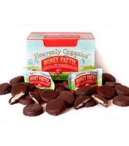 Heavenly Organics Raw Honey Pomegranate Chocolate Pattie (1/40 CT)