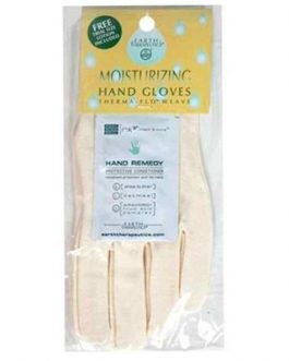 Earth Therapeutics White Moisture Gloves (1x1PAIR)