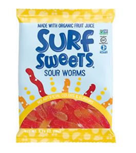 Surf Sweets Sour Worms (12×2.75 Oz)