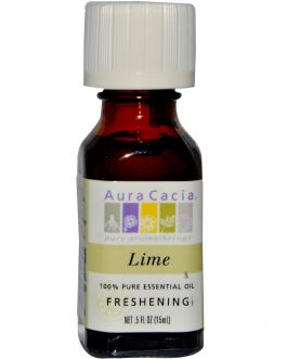 Aura Cacia Lime Essential Oil (1×0.5OZ )