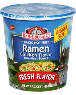 Dr. Mcdougall’s Vegan Chicken Ramen Big (6×1.8OZ )