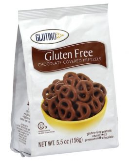 Glutino Chocolate Cov Pretzels (12×5.5OZ )